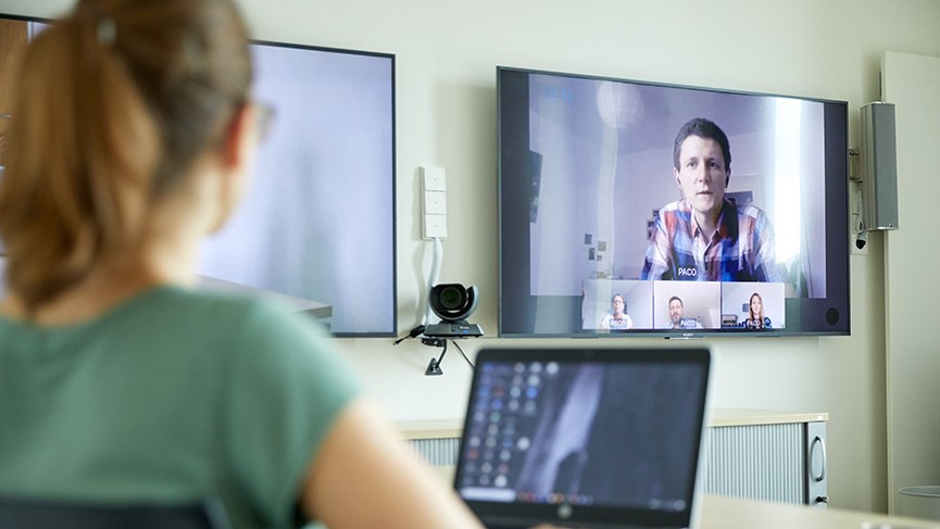 Das Projekt „Verstehen und Verbessern intra-personaler Affekt-Kognitions-Dynamiken bei Schüler*innen“ (UPWIND) Schmuckbild: Videokonfernz